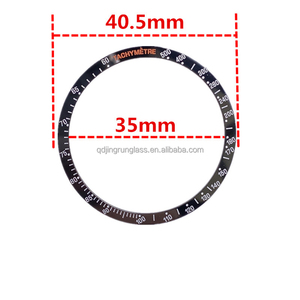 Omiga spedmaster loạt 40.5mm phẳng sang trọng gốm <span class=keywords><strong>bezel</strong></span> chèn Vòng đồng hồ với quy mô gốm đen cho đồng hồ - Product Image 4