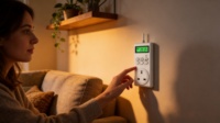 Electrodoméstico con Enchufe Europeo, Regulador de Temperatura Inteligente, Antiinflamable, Ahorro de Energía, Equipo de Calefacción, Venta al Por Mayor