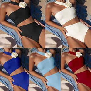 ชุดว่ายน้ำ 2 ชิ้นสำหรับผู้หญิงสีดำพิมพ์ลายสัตว์เซ็กซี่ชุดว่ายน้ำแห้งเร็วโมโนกินี - Product Image 2