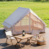 Tente pneumatique de camping en plein air, imperméable, coupe-vent, structure stable, installation rapide pour les aventures de camping et de voyage