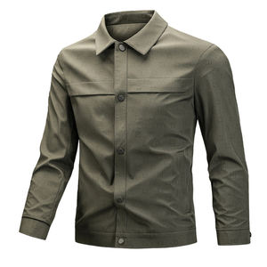 Chaqueta de solapa para hombre, nueva, informal, para hombres de mediana edad y mayores, abrigo ejecutivo para negocios, primavera y otoño, cómoda y transpirable - Product Image 3