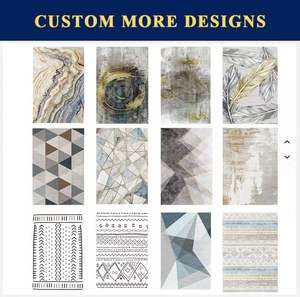 Tapis lavable, entretien facile, décoration moderne pour la maison, tapis imprimé sur mesure, tapis luxueux, tapis d'hôtel, salon, tapis 3D - Product Image 6