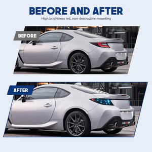Digital Screen <b>LED</b> Tail <b>Light</b> <b>Red</b> Lens for 2022+ GR86/BRZ Taillights Sequential DRL Turn Signal Break Rear Lamp - Product Image 3