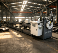 Machine de découpe laser professionnelle pour tubes métalliques, découpeuse laser à fibre CNC pour la production de tubes carrés, ronds et de rampes d'accès