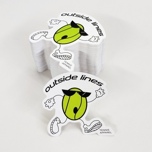 UV Resist Printing Business Brand Advertising Die Cut Logo Durable Thick Waterproof PVC Vinyl Stickers Custom Cartoon Stickers