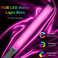 VLOGLITE el LED RGB Video ışık çubuğu fotoğraf renkli atmosfer