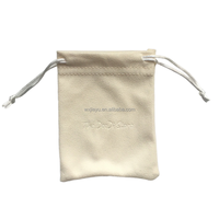 Pochette pour bijoux en microfibre, Logo personnalisé imprimé, housse de protection en velours et daim pour bijoux, sac de protection contre la poussière
