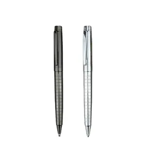 wholesale manufacture Best Ballpoint Metal Pen Design with Etching Pattern and Customized Logo Imprint