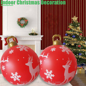 Adornos Navideños Inflables de PVC Modernos de 40 cm, Ecológicos, Bolas Colgantes para Decoración de Jardín y Hogar, Fiestas Navideñas y Regalos - Product Image 5