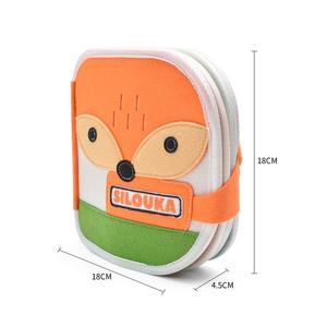 Livre sensoriel personnalisé en gros pour <span class=keywords><strong>l</strong></span>'éducation précoce des tout-petits : Renard, animal <span class=keywords><strong>de</strong></span> la forêt, <span class=keywords><strong>histoire</strong></span> <span class=keywords><strong>de</strong></span> voyage, entraînement à la motricité fine Montessori - Product Image 3