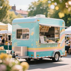 Camión de Comida Rápida 2025, Camioneta de Tacos, Carrito Móvil de Helados, Perritos Calientes y Venta de Alimentos - Product Image 6