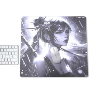 Professional <strong>Control</strong> High Quality Custom Etched Surface Glass Mouse Pad Glass <strong>Mousepad</strong> - Product Image 1