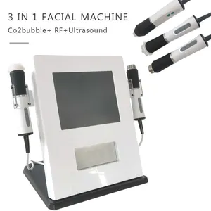 Machine faciale à Jet d'oxygène 3 en 1 pour raffermir le visage, soins de la peau, exfoliation à bulles de CO2