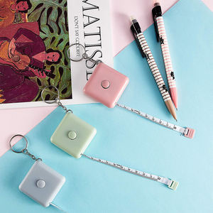 Mini 150cm/60 Inch Automatic Retractable Sewing <b>Craft</b> <b>Tape</b> Measure Soft Plastic Steel Body <b>for</b> Tailors Promotional <b>Tape</b> Measure - Product Image 6