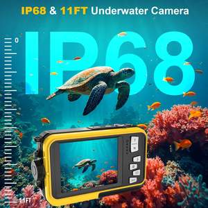 Cámara Digital Sumergible de Doble Pantalla, 48MP CMOS 4K Ultra HD, con Múltiples Funciones Antivibración, para Buceo, Subacuática, Estudiantes y Vlogs - Product Image 6