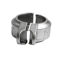High Precision 304 Stainless Steel Fasteners Durability Resistant High Temperature Rust Double Pipe Clamps OEM Rigid Joint