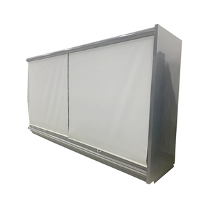 Réfrigérateur vitrine à porte ouverte, refroidisseur de boissons, équipement à rideau d'air avec panneau de finition en verre, équipement de supermarché MCC118-6, porte vitrée D - Product Image 5