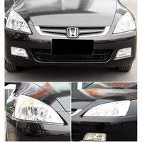 Pour Honda Accord 2003-2007 Cache de lentille de phare 7ème génération Phare LED Coque transparente Remplacement en plastique PC Accessoires d'éclairage
