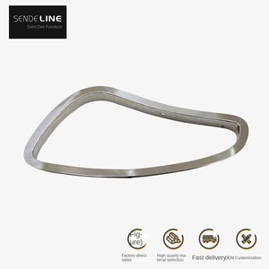 Accoudoir en acier inoxydable de haute qualité A096 pour chaise de salon moderne de luxe pour salons de <span class=keywords><strong>coiffure</strong></span> et barbiers, vente en gros - Product Image 2