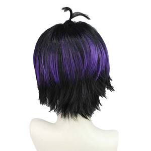 Halloween Hommes Adulte Vtuber YouTuber Ren Cosplay Court Résistant À La Chaleur Perruque De Cheveux Synthétiques IDOL-002 - Product Image 3