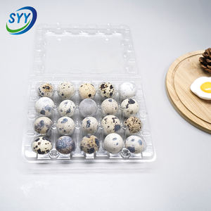 מפעל הסיטונאי 20 תא לחיות מחמד ברור פלסטיק שלפוחית אריזת קופסת אריזה מיכל חד פעמי מגש ביצה - Product Image 3