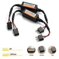 Nouveau lot de 2 décodeurs de phares de voiture LED H7 H1, éliminateur de défauts, 6000K, accessoires universels pour ampoules
