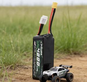 <span class=keywords><strong>Batterie</strong></span> Lipo haute performance 35C 11.1v 3S/6S 4200mah pour <span class=keywords><strong>voiture</strong></span> RC et drone - Product Image 1