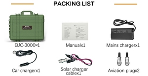 Station d'alimentation portable haute efficacité 3000W 4000W avec batterie LiFePO4 et générateur solaire pour l'ingénierie électrique - Product Image 6