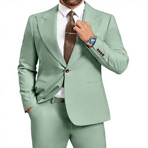 Digital Printing Custom Single Breasted Plus Size Two-Piece Men's <b>Suit</b> with Worsted Fabric One-<b>Button</b> Coat and Zipper Fly Pants - Product Image 2