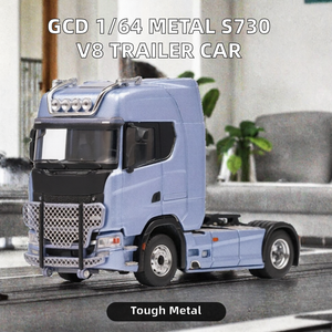 Modèle de camion miniature en métal à l'échelle 1:64, véhicule jouet, collection en gros pour exposition - Product Image 2