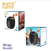 Altavoz Bluetooth Portátil Clásico Popular HM-802, Radio FM/TF/USB/TWS Estéreo, Altavoz Inalámbrico con Bajos Superpotentes