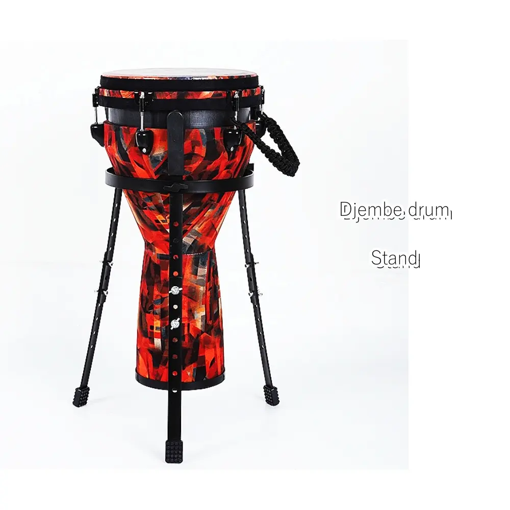 JELO TM-S-1 Conga Bongo, djembé, support de batterie africaine, hauteur réglable, accessoires d'instruments de musique, 10 "11" 12 "13"