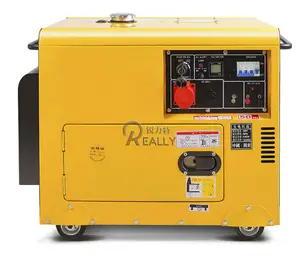 Generator Diesel 10KW komersial Generator senyap kecil Generator Diesel tiga fase tunggal berpendingin udara