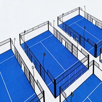 Fabricant de terrains de padel de haute qualité sur mesure, terrain de padel individuel, terrain de padel extérieur panoramique