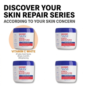 Crema Hidratante con <span class=keywords><strong>Urea</strong></span> YASS 500g +5% Pantenol, Hidratación Profunda, Reparación <span class=keywords><strong>de</strong></span> <span class=keywords><strong>la</strong></span> Barrera Cutánea, para <span class=keywords><strong>Piel</strong></span> Mixta y Sensible, Rostro, Piernas, Manos - Product Image 1