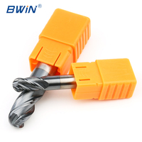 Fraise à queue sphérique directe toutes tailles 1mm 5mm 4 cannelures, fraises CNC pour le bois, outils en carbure, fraises pour routeur CNC