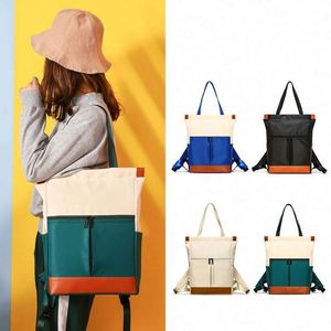 Fashion Multifunctional <b>College</b> Students School <b>Backpack</b> Unisex Nylon Casual Shoulder Tote <b>Backpack</b> - Product Image 2