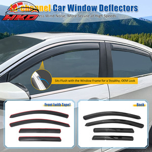 For Nissan Sentra 20-25 Window Visor In-<b>Channel</b> Sun Rain Guard Deflector Shield - Product Image 2