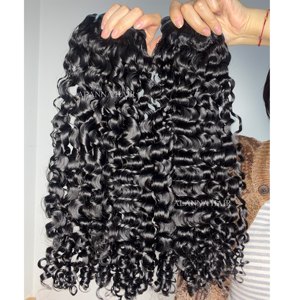 Nouvel Arrivage – Meilleure Qualité – Lots de Cheveux Bouclés Bruts Philippins – 100% Cheveux Humains Vierges Philippins Bruts à Cuticules Entièrement Alignées - Product Image 4