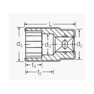 STAHLWILLE - 02380019 douilles VDE 3/8 ''1000V-CLÉS À DOUILLE ISOLÉES EAN 4018754253562 - Product Image 3