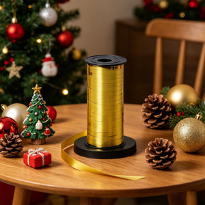 Nastro Decorativo Dorato Brillante 91M per Feste, Confezione da 12 Pezzi - Product Image 5