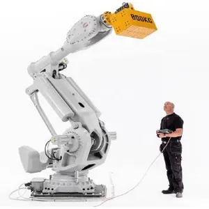 Palete robô industrial 4 eixo 160 Kg carregamento automático paletização robô paletizador empilhamento máquina