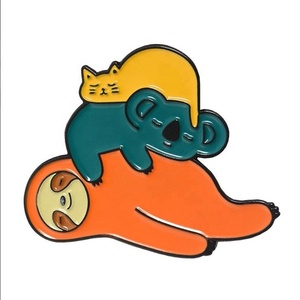 卸売最新グリーン植物ゴーストピン超クールドルブローチスタイリッシュな襟ピン彫刻金属工芸品アクセサリー - Product Image 6