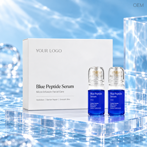 Suero Facial de Péptidos Azules de Marca Personalizada, 10 ml, Esencia Hidratante para el Cuidado de la Piel con Hialuronato de Sodio, Proveedor Mayorista - Product Image 3