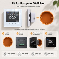 Controlador de Temperatura de Calefacción por Suelo Radiante con Pantalla Táctil OEM para Sistemas de Calefacción Eléctrica