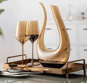 Vente en gros <span class=keywords><strong>Carafe</strong></span> <span class=keywords><strong>à</strong></span> <span class=keywords><strong>vin</strong></span> rouge en cristal soufflé <span class=keywords><strong>à</strong></span> la main <span class=keywords><strong>Carafe</strong></span> <span class=keywords><strong>à</strong></span> <span class=keywords><strong>vin</strong></span> <span class=keywords><strong>à</strong></span> dessus unique - Product Image 2