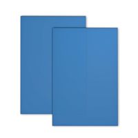 Panneau acrylique bleu néon fluorescent, couleur vive, 12x12 pouces, 1/8 pouce d'épaisseur, 2 pièces pour enseigne néon et découpe laser