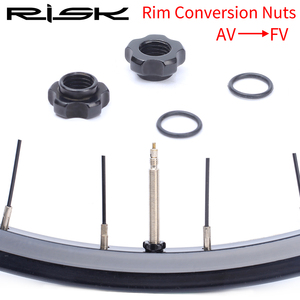 Xe đạp rim chuyển đổi Kit cho Presta Schrader xe đạp al6061 Hợp kim nhôm bao gồm vòi phun khí cao su Stopper cờ lê nguy cơ ra109 - Product Image 2