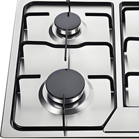 Kompor Gas Stainless Steel 3 Tungku |   Kompor Komersial Tugas Berat untuk Dapur Restoran |   Kompor LPG/NG Terpasang