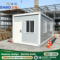 Maison modulaire ignifuge à assemblage rapide, maison préfabriquée en conteneur pour projets de sécurité